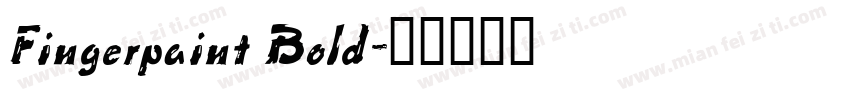 Fingerpaint Bold字体转换